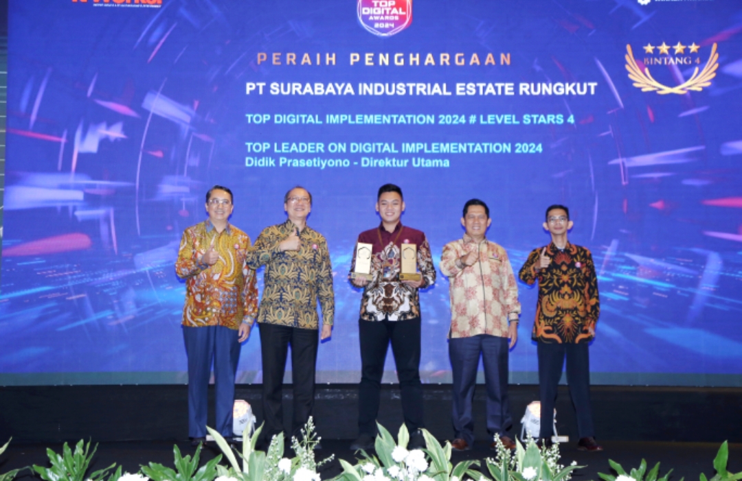 SIER Raih Dua Penghargaan Bergengsi TOP DIGITAL Awards 2024. (Dok: Humas PT SIER)