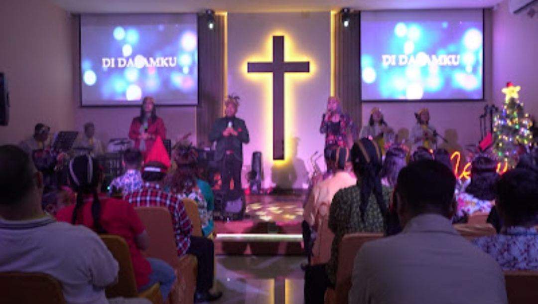 Narapidana Jatim saat merayakan Natal. (Dok: Humas Kemenkumham Jatim)