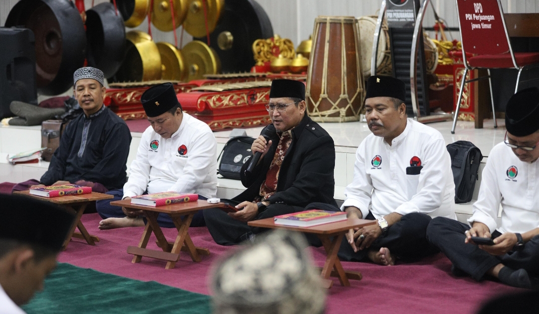Pengajian rutin diselenggarakan oleh Baitul Muslimin Indonesia (Bamusi) PDIP Jatim. (Insani/Jurnas.net)