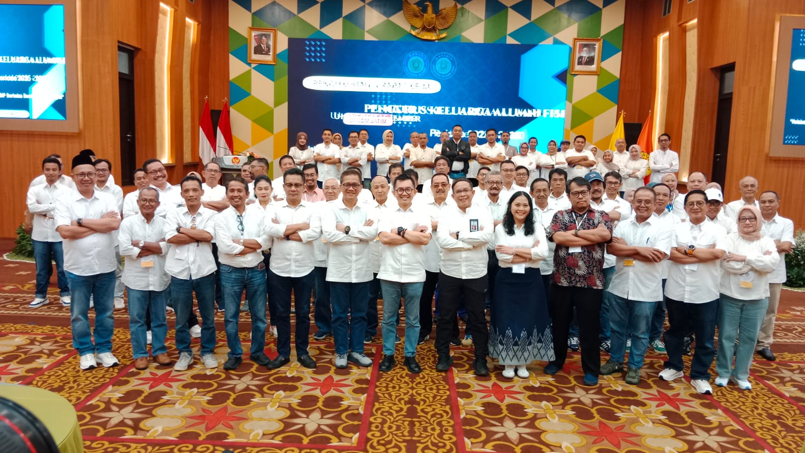 Pelantikan pengurus Keluarga Alumni Fakultas Ilmu Sosial dan Ilmu Politik (KAFISIP) Universitas Jember periode 2025-2030. (Insani/Jurnas.net)