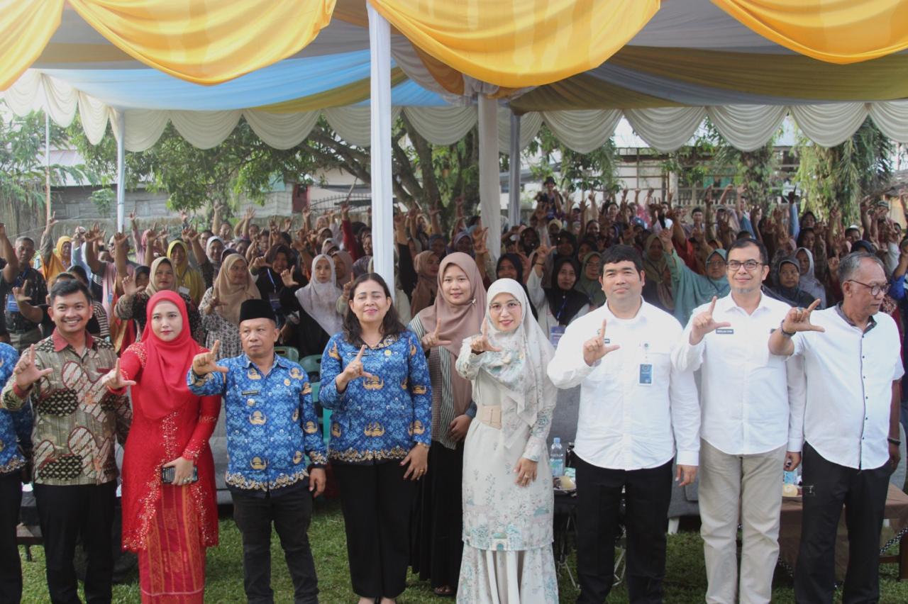 Sosialisasi Program MBG oleh Badan Gizi Nasional dan Mitra Kerja di Langkat, Sumut.