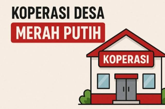 Ilustrasi Koperasi Merah Putih. (Istimewa)