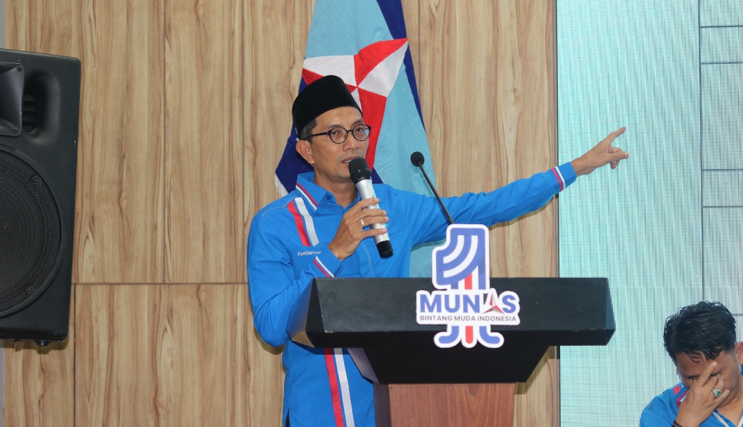 Farkhan Evendi kembali terpilih memimpin organisasi sayap pemuda Partai Demokrat, Bintang Muda Indonesia (BMI), dalam Musyawarah Nasional (Munas). (Dok: Jurnas.net)