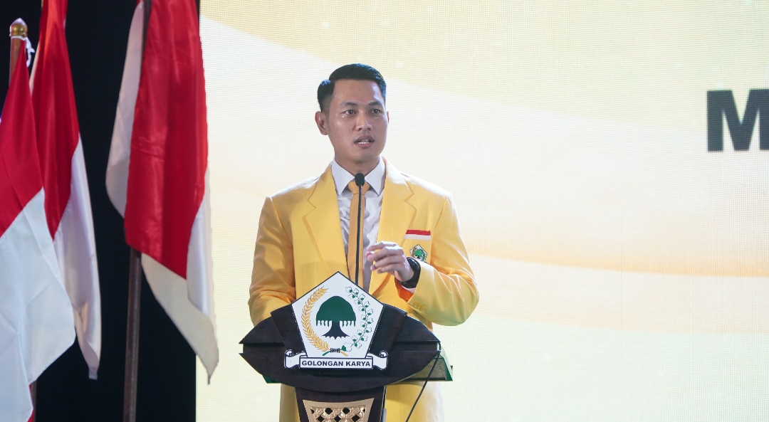 Aditya Halindra Faridzky terpilih kembali sebagai Ketua DPD Partai Golkar Tuban periode 2025–2030. (Insani/Jurnas.net)