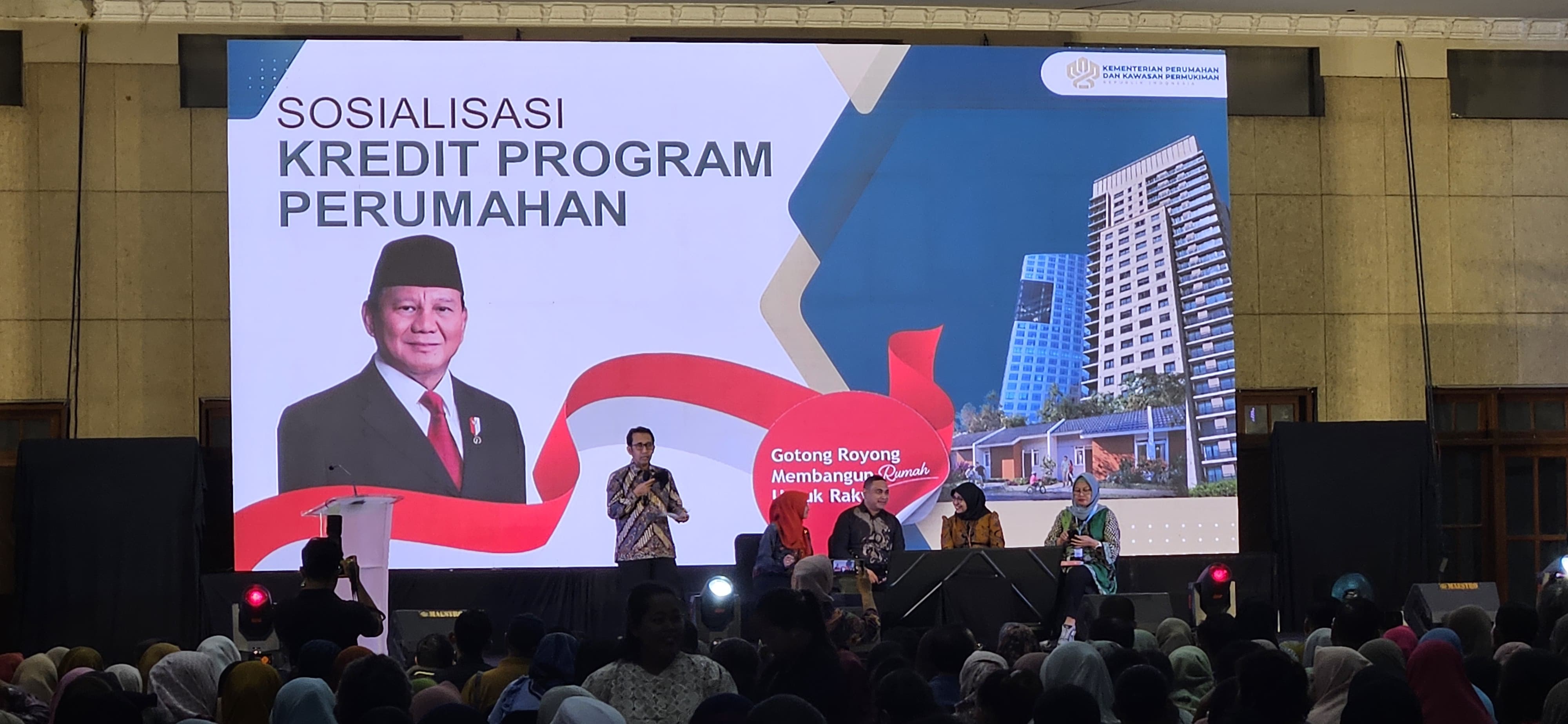Kementerian Perumahan dan Kawasan Permukiman (PKP) sosialisasi Kredit Program Perumahan (KPP) di Surabaya. (Dok: Humas Kementerian PKP)