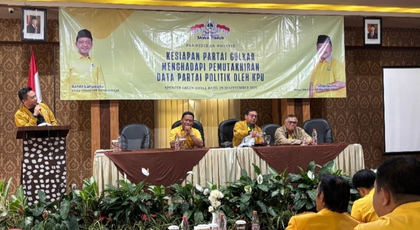DPD Partai Golkar Jawa Timur menggelar pengarahan khusus bagi para Liaison Officer (LO) se- Jatim di Kota Batu. (Insani/Jurnas.net)