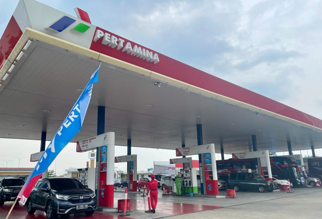 SPBU Pertamina di Mojokerto. (Insani/Jurnas.net)