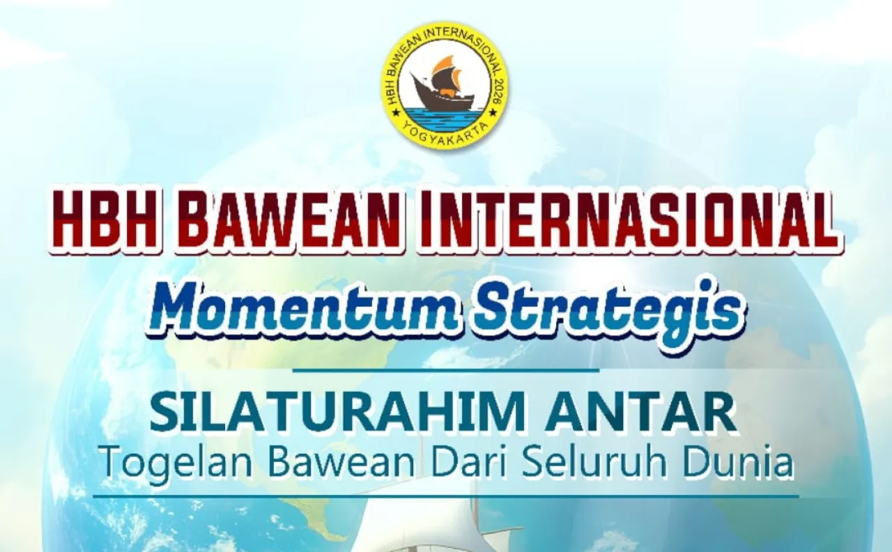 Pamflet Halal Bihalal Bawean Internasional 2026. (Dok: Jurnas.net)