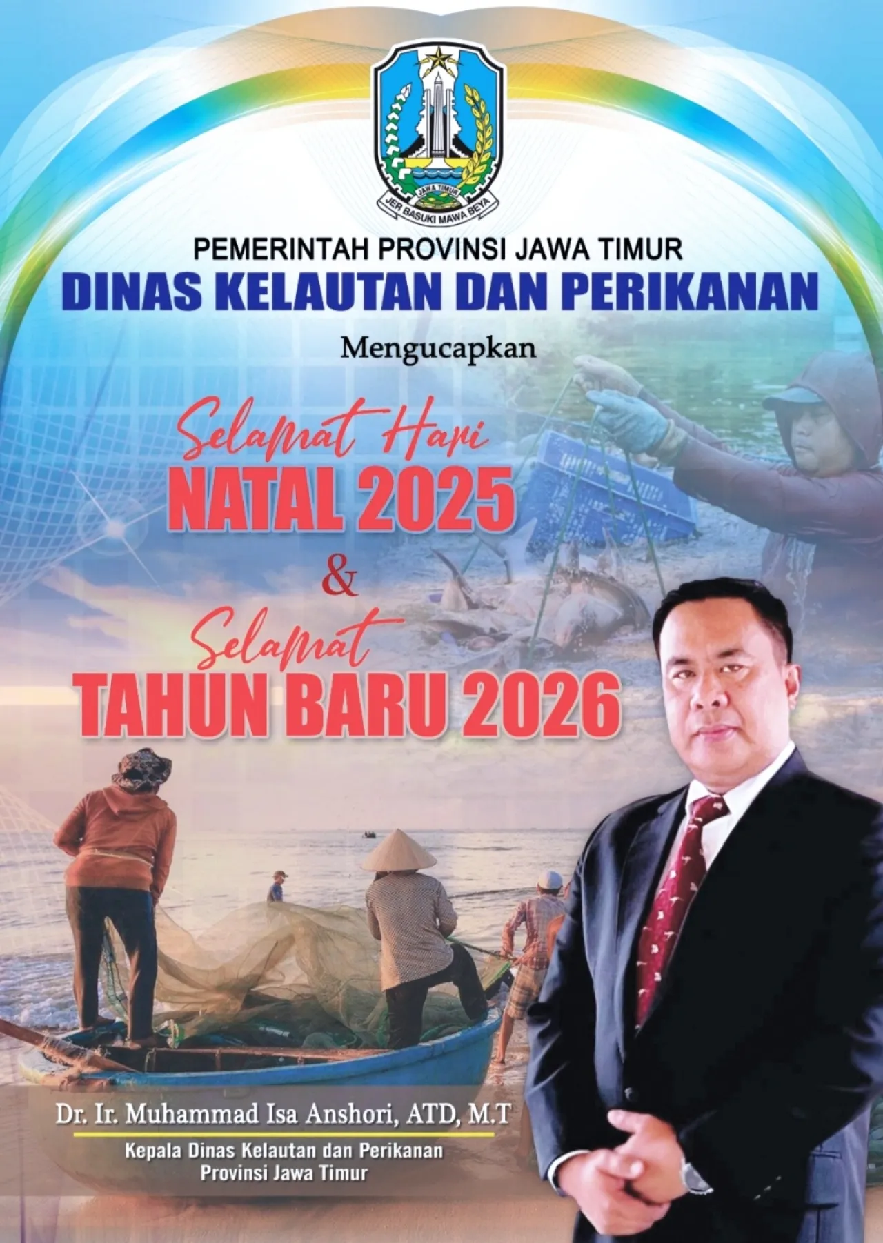 Ucapa Natal Dinas Kelautan Pemprov Jatim