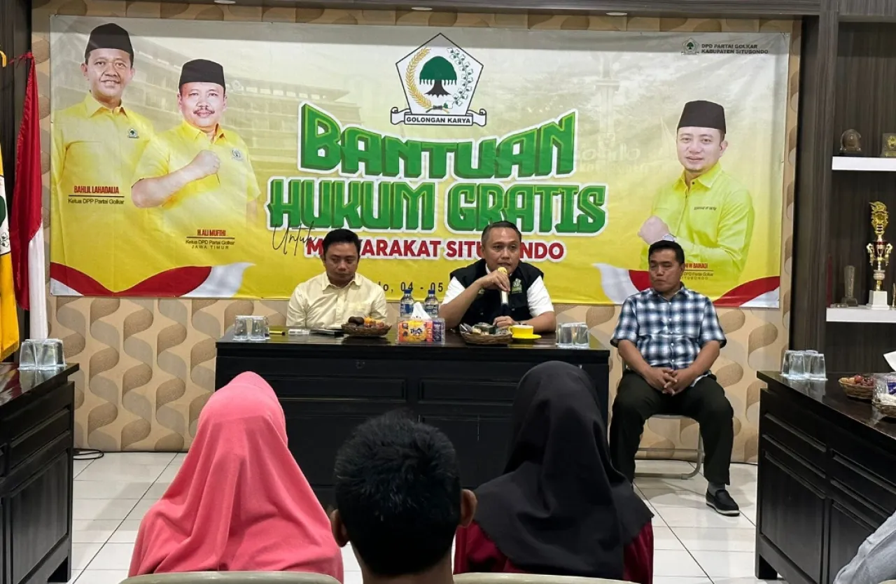 Golkar Buka Layanan Bantuan Hukum Gratis di Situbondo: Siap Layani Masyarakat 24 Jam