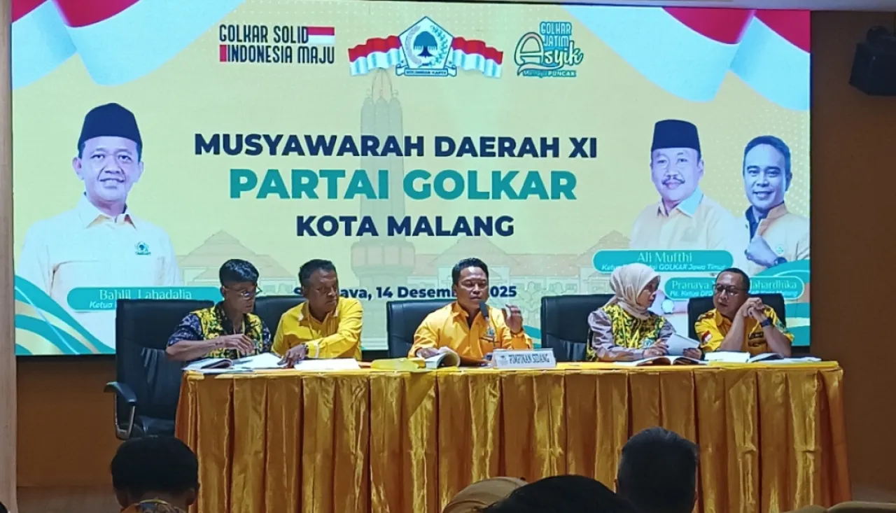 Musda XI Golkar Kota Malang Digelar di Surabaya, Tiga Kader Daftar Calon Ketua