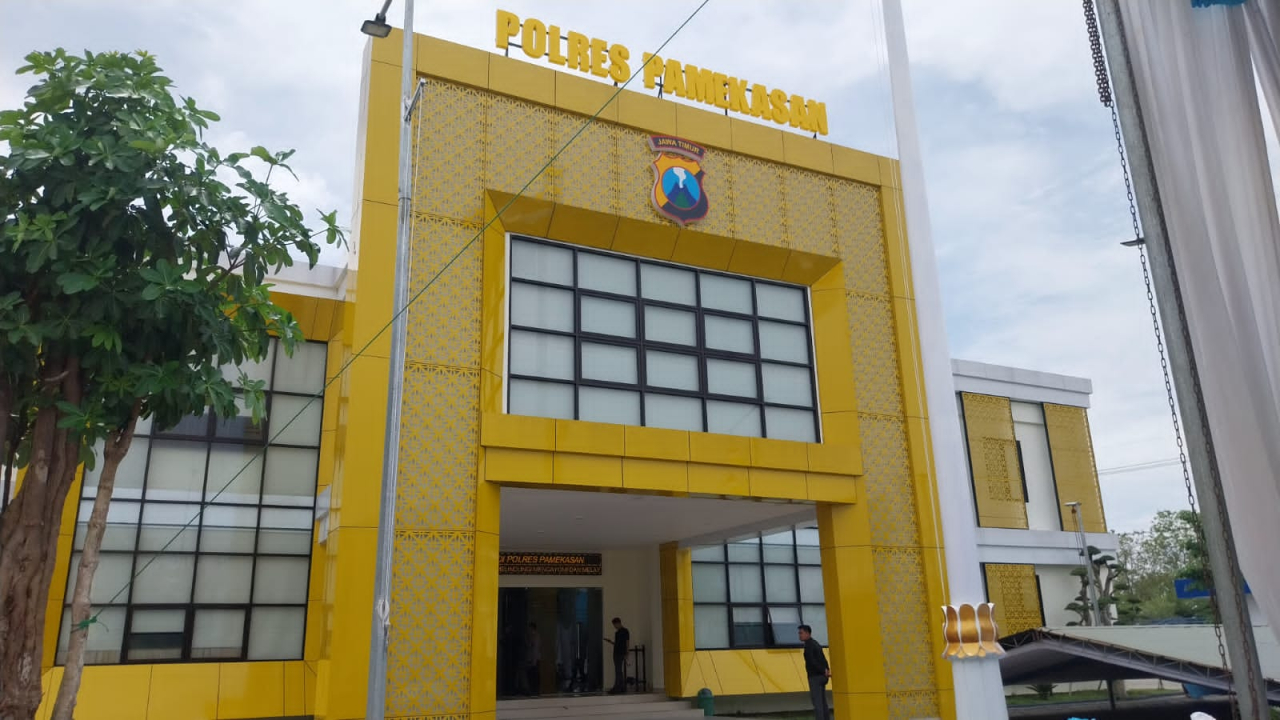 Kantor Polres Pamekasan, Madura, Jawa Timur. (Istimewa)