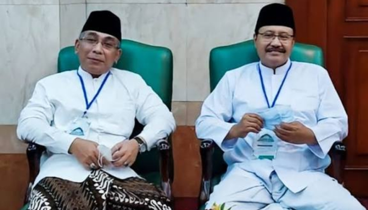 Ketua Umum PBNU Yahya Cholil Staquf (Gus Yahya) dan Sekretaris Jenderal PBNU Saifullah Yusuf (Gus Ipul). (Istimewa)