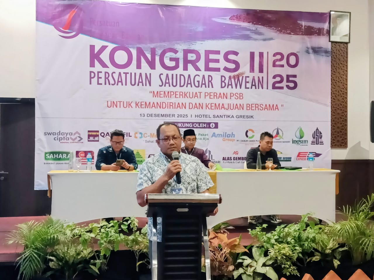 Asy’ari terpilih sebagai Ketua Umum Persatuan Saudagar Bawean (PSB) Priode 2025-2029. (Faizul/Jurnas.net)