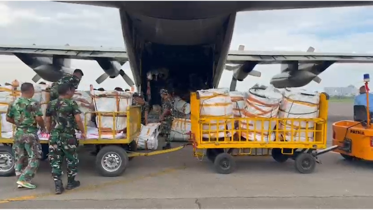 Bantuan kemanusiaan untuk Sumatra. (Humas BKP RI)