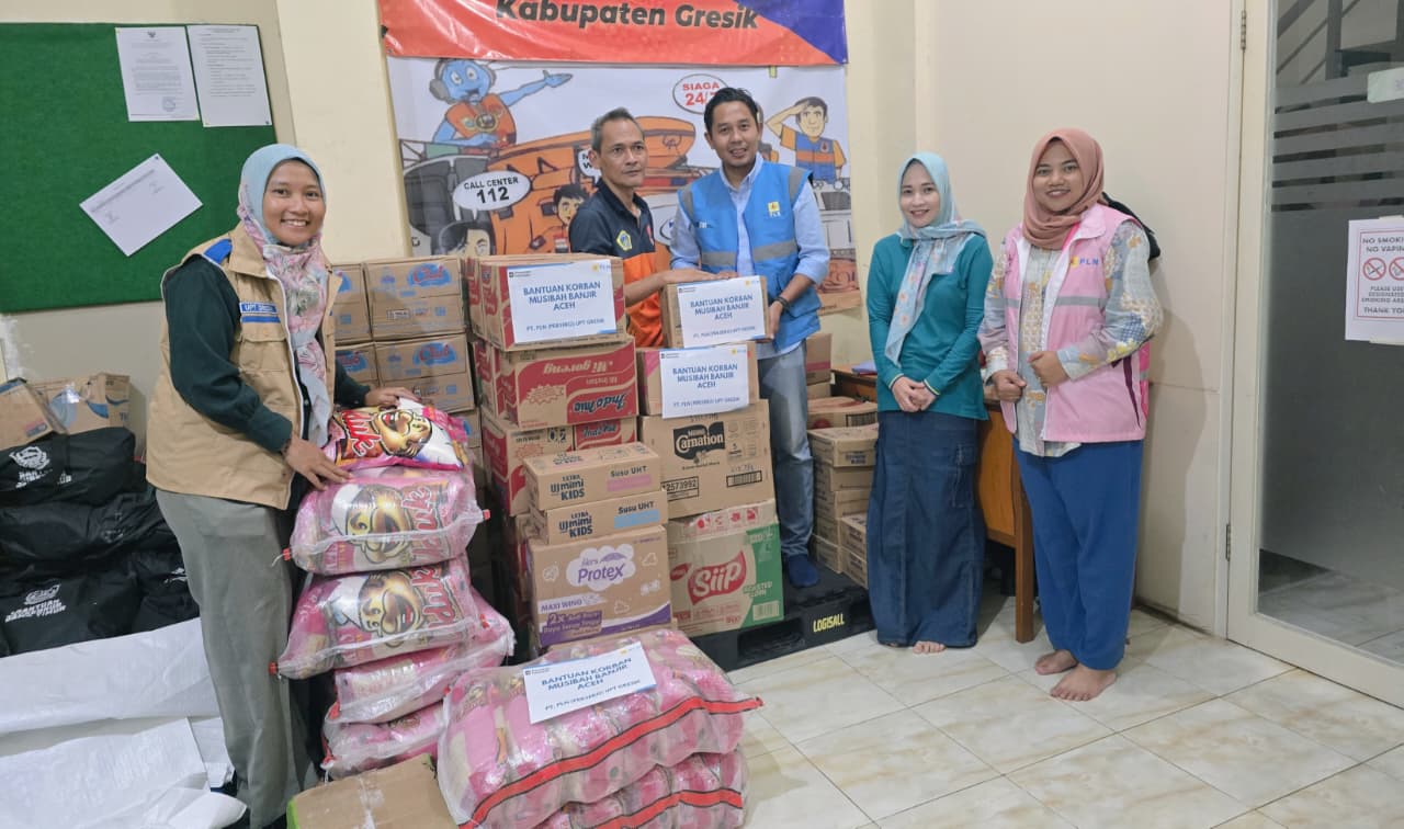 Perempuan PLN UPT Gresik Galang Solidaritas untuk Korban Bencana Sumatera pada momentum Hari Ibu. (Humas PLN UPT Gresik)