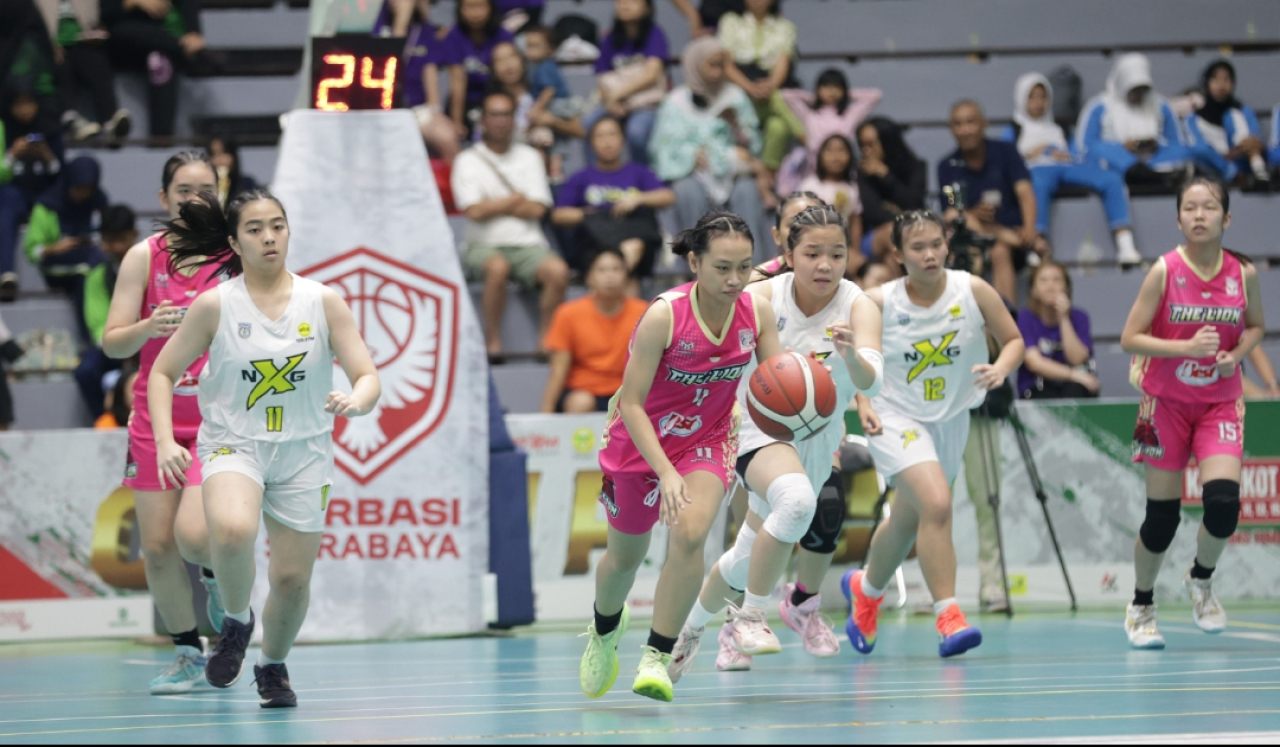 Kejuaraan Kota (Kejurkot) Basket Putri 2025. (Humas Pemkot Surabaya)
