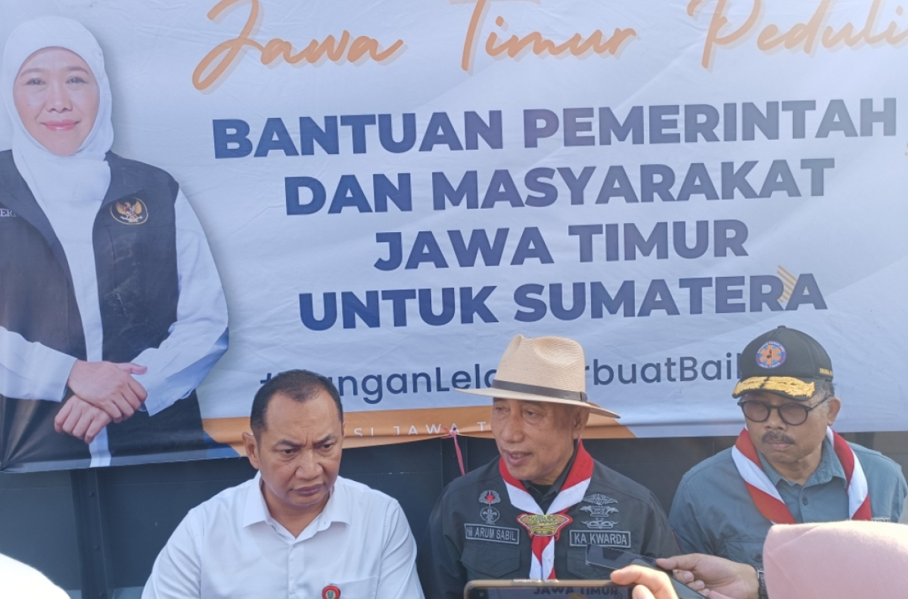 Ketua Kwarda Pramuka Jawa Timur, Arum Sabil. (Insani/Jurnas.net)