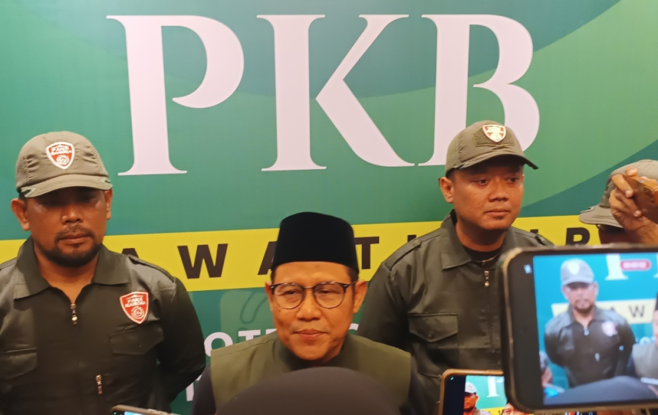 Ketua Umum Partai Kebangkitan Bangsa (PKB) Abdul Muhaimin Iskandar alias Cak Imin, usai membuka Muswil PKB Jatim. (Insani/Jurnas.net)