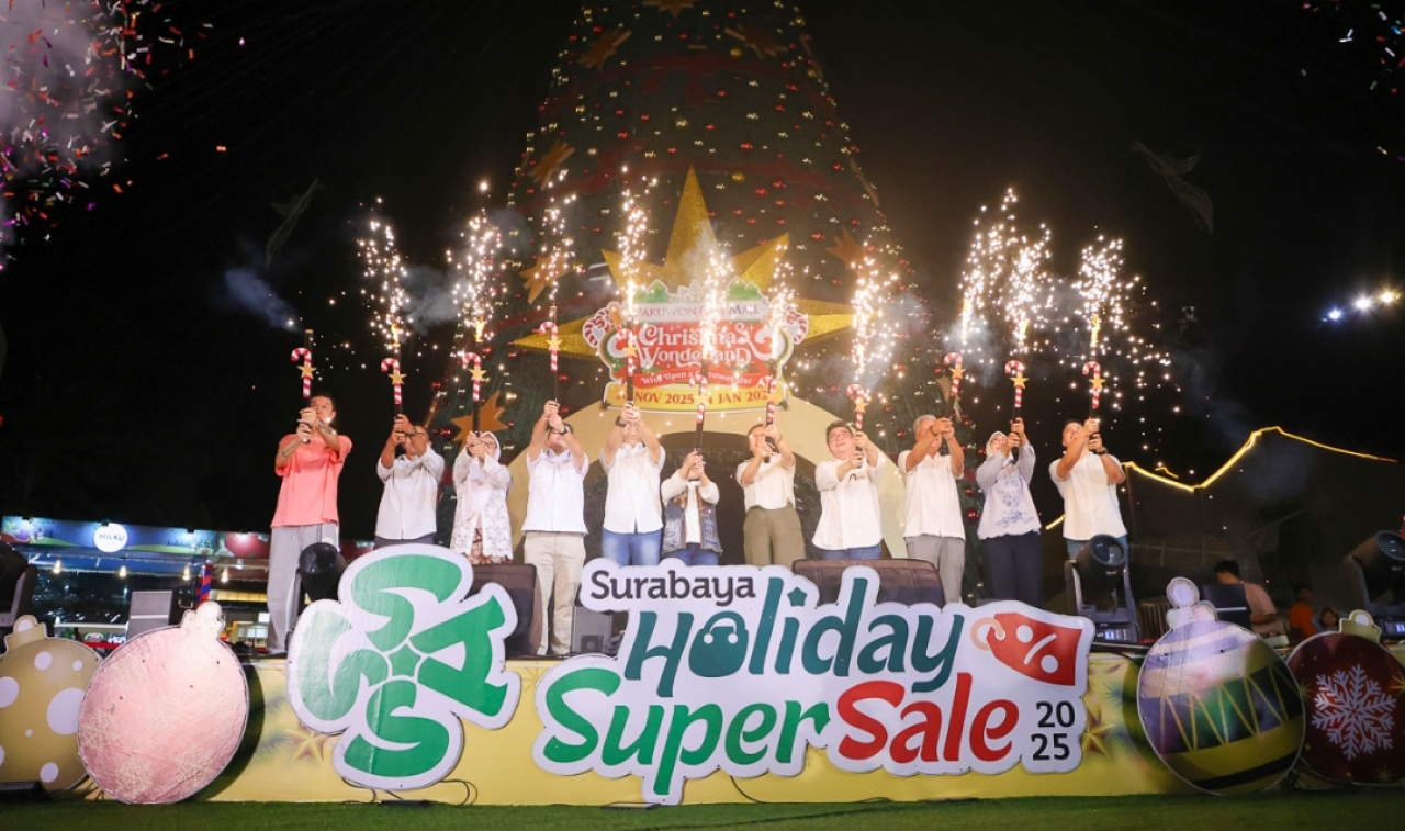 Pembukaan acara Surabaya Holiday Super Sale