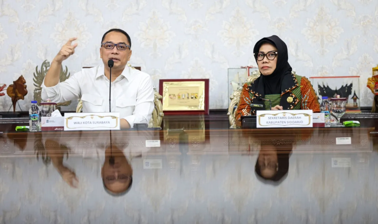 Pemkot Surabaya Jadi Rujukan Sidoarjo Soal Pengelolaan Anggaran dan Digitalisasi Pajak Daerah