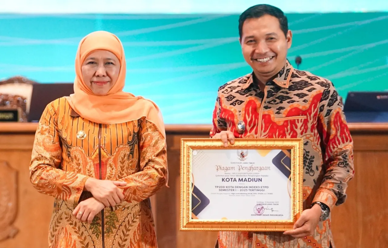 Pasca OTT Wali Kota, Gubernur Khofifah Tunjuk F. Bagus Panuntun sebagai Plt Wali Kota Madiun