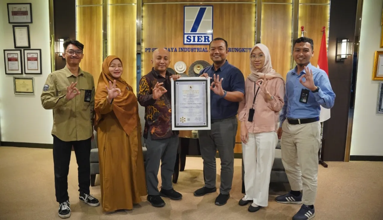 Peringati Bulan K3 Nasional 2026, SIER Raih Sertifikat SMK3 dari Kemnaker RI