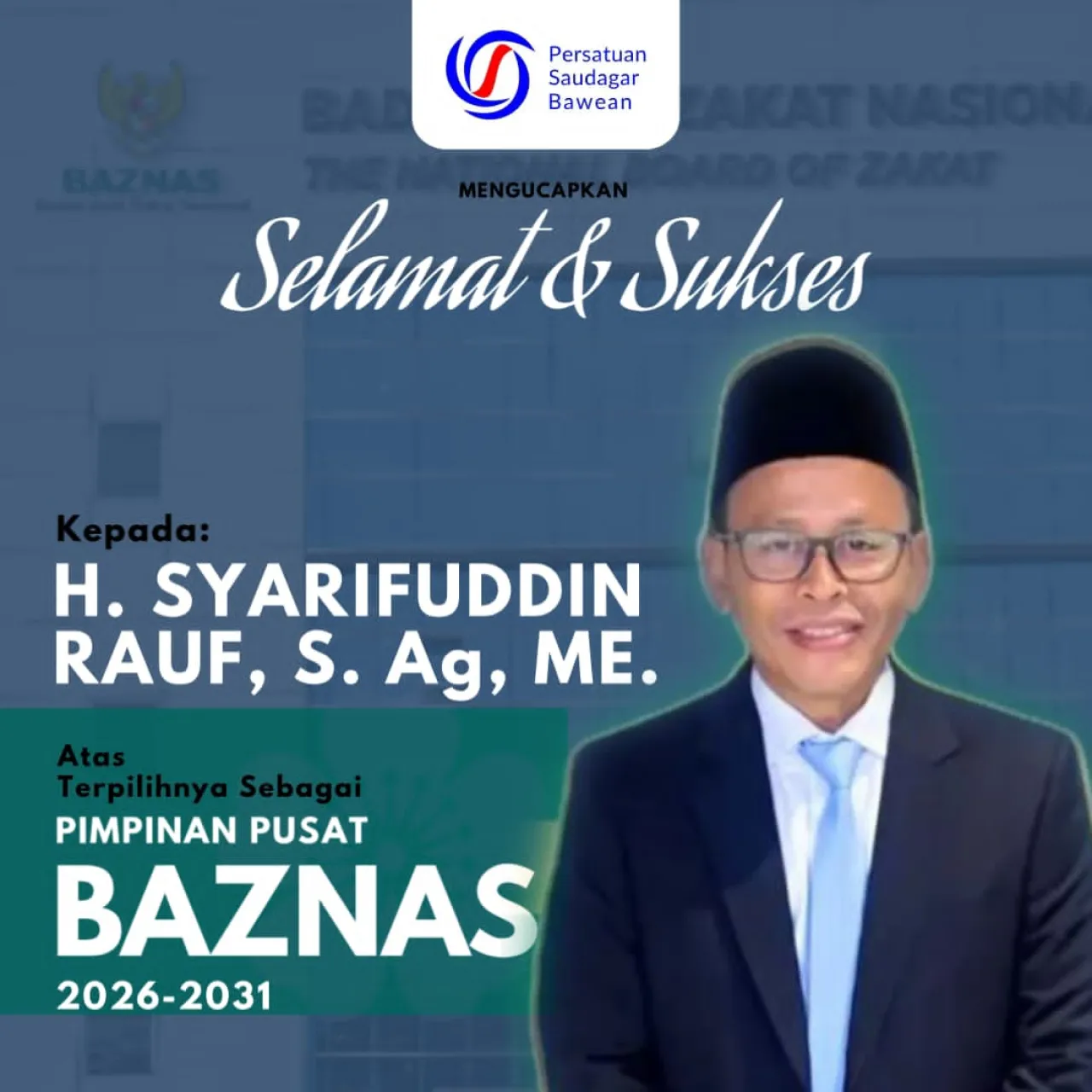 Dari Desa di Bawean ke Pimpinan Pusat BAZNAS, Jejak Pengabdian Syarifuddin untuk Negeri
