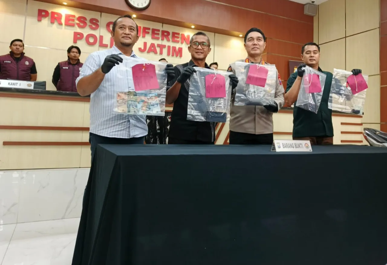 Polda Jawa Timur Bongkar Jaringan Mesiu Ilegal, Dua Pemuda Sidoarjo Ditangkap