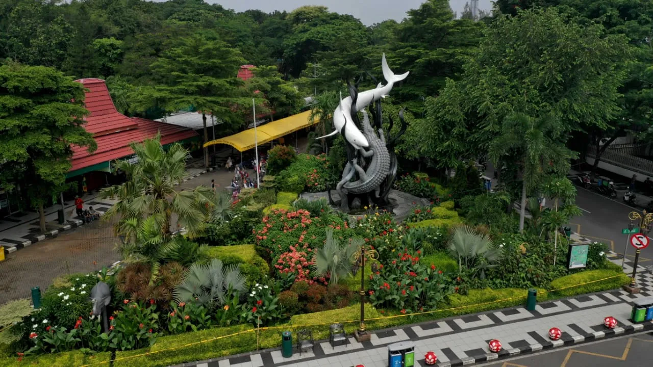 Pemkot Surabaya Percantik Area Depan KBS, Usung Konsep Night Zoo yang Estetik dan Modern