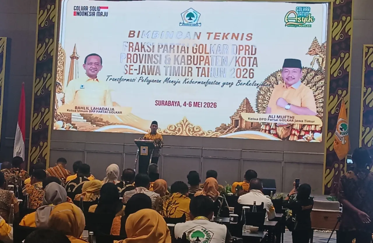 Golkar Jatim Dorong Anggota DPRD Lebih Adaptif Hadapi Dinamika Global Lewat Bimtek
