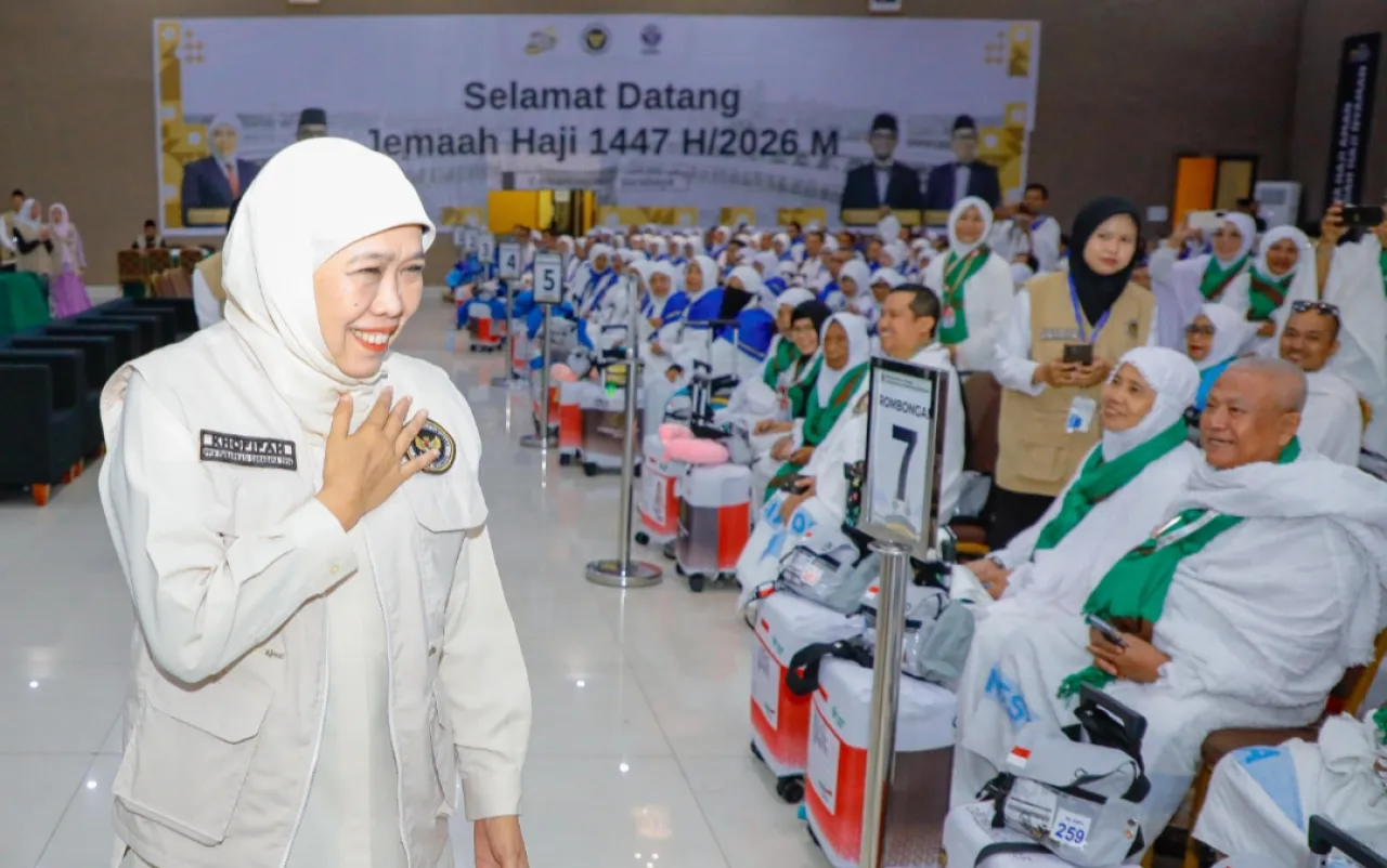 Embarkasi Surabaya Rampungkan 116 Kloter Haji 2026, Total 44.080 Jamaah Diberangkatkan