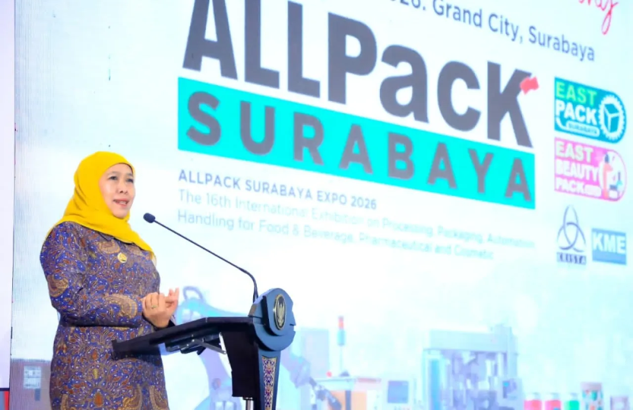 ALLPACK Surabaya 2026 Resmi Dibuka, Surabaya Perkuat Posisi sebagai Pusat Industri Kemasan Indonesia Timur