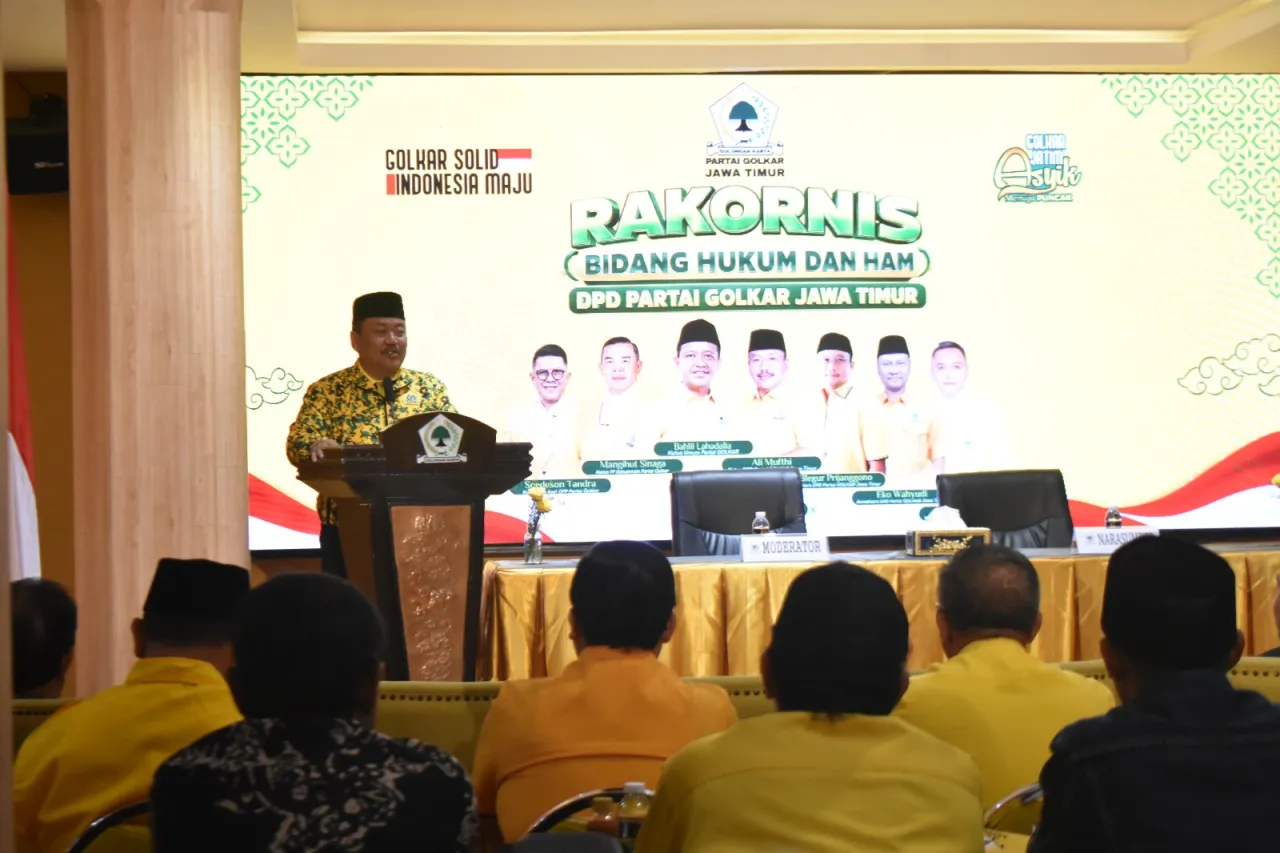 Golkar Jatim Bentuk Bakumham di Daerah, Siapkan Konsultasi Hukum Gratis untuk Masyarakat
