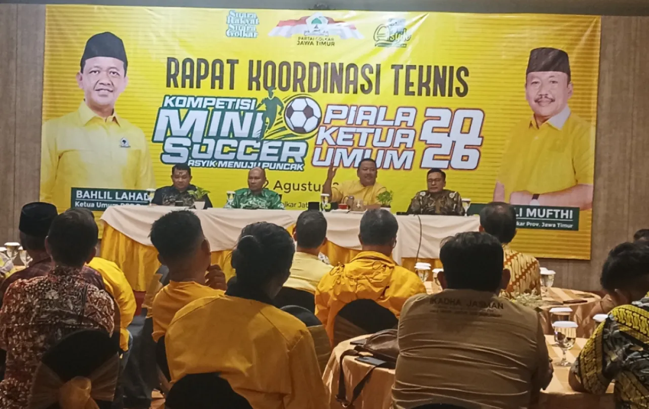Kompetisi Mini Soccer Piala Bahlil, Golkar Jatim Sasar Talenta Muda dan Targetkan Masuk Kalender PSSI