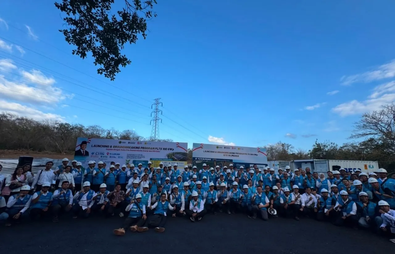 PLN UIT JBM Perkuat Keandalan Listrik Bali Saat Peluncuran Program PLTS 100 GWp