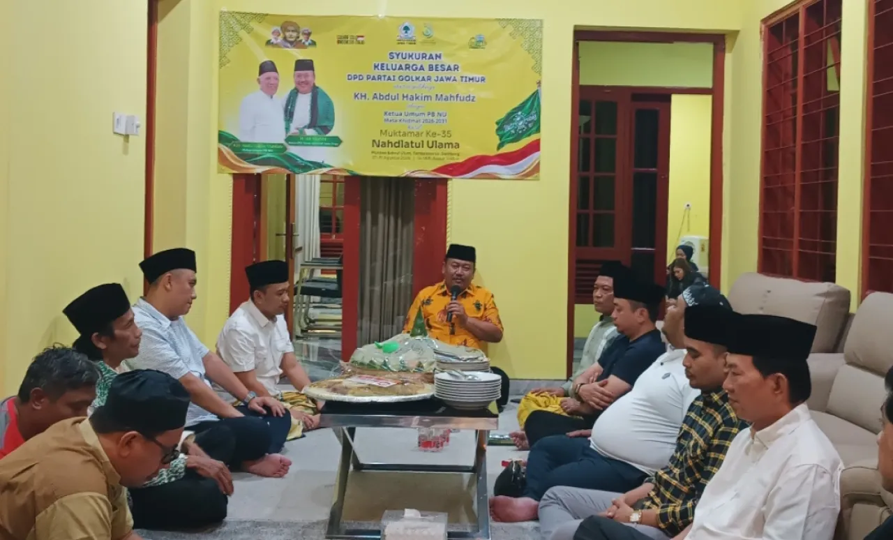 Gus Kikin Jadi Ketum PBNU, Golkar Jatim Gelar Tasyakuran dan Dorong NU Perkuat Peran Kebangsaan
