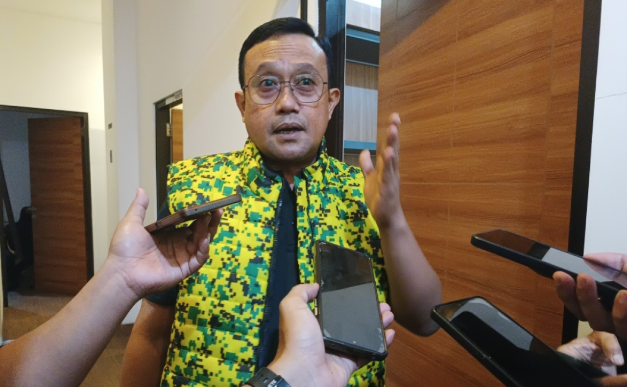 Sekretaris DPD Partai Golkar Jawa Timur, Blegur Prijanggono. (Insani/Jurnas.net)