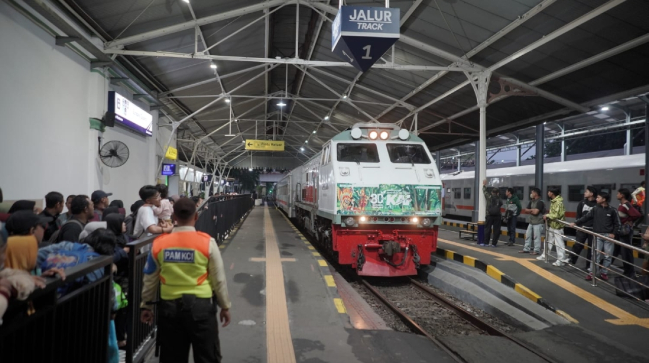 Kereta Api di wilayah daop 8 Surabaya. (Humas Daop 8 Surabaya)