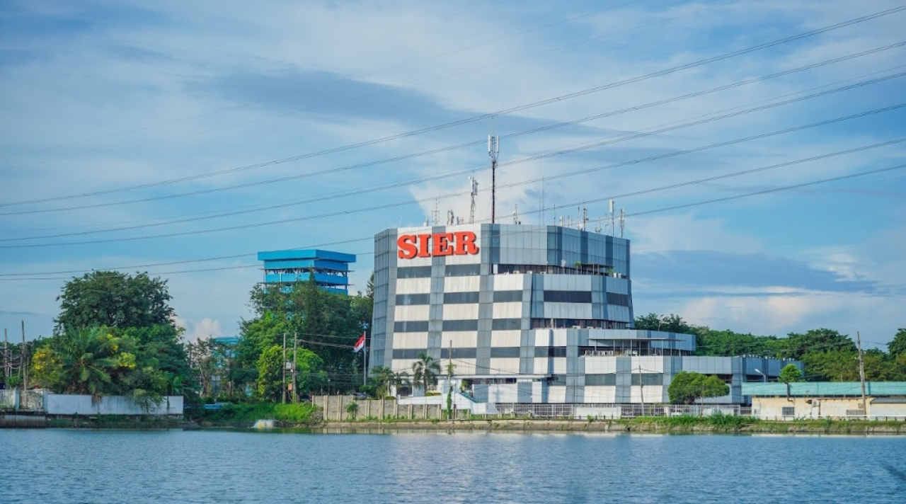 Gedung PT SIER di kawasan industri Rungkut Surabaya. (Humas PT SIER)