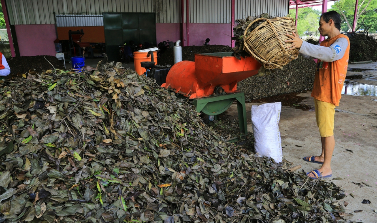 Rumah Sampah Organik Surabaya di wilayah Kecamatan Jambangan. (Humas Pemkot Surabaya)