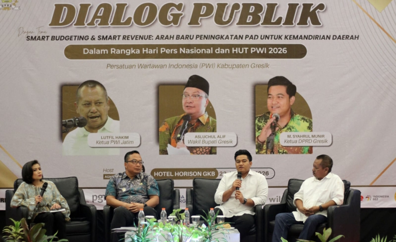 Dialog Publik bertajuk “Smart Budgeting & Smart Revenue: Arah Baru Peningkatan PAD untuk Kemandirian Daerah". (Insani/Jurnas.net)