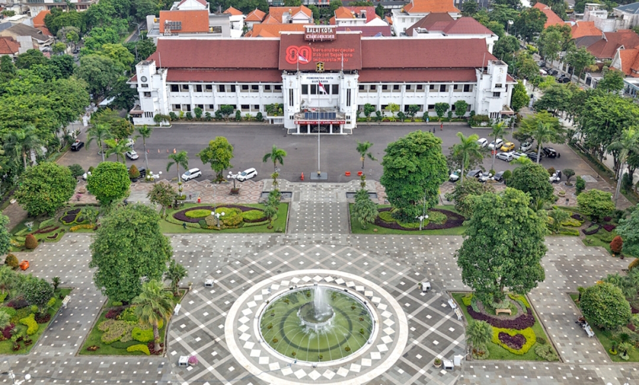 Kantor Balai Kota Surabaya. (Humas Pemkot Surabaya)