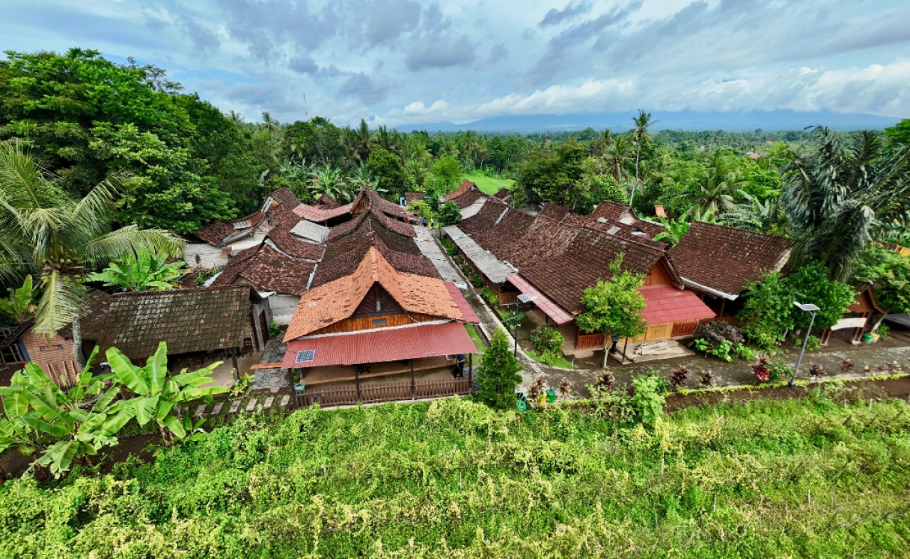Desa Wisata Kemiren yang merupakan suku adat Osing Banyuwangi. (Humas Pemkab Banyuwangi)