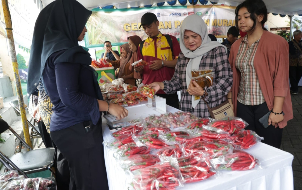 Gerakan Pasar Murah (GPM) di Surabaya. (Humas Pemkot Surabaya)