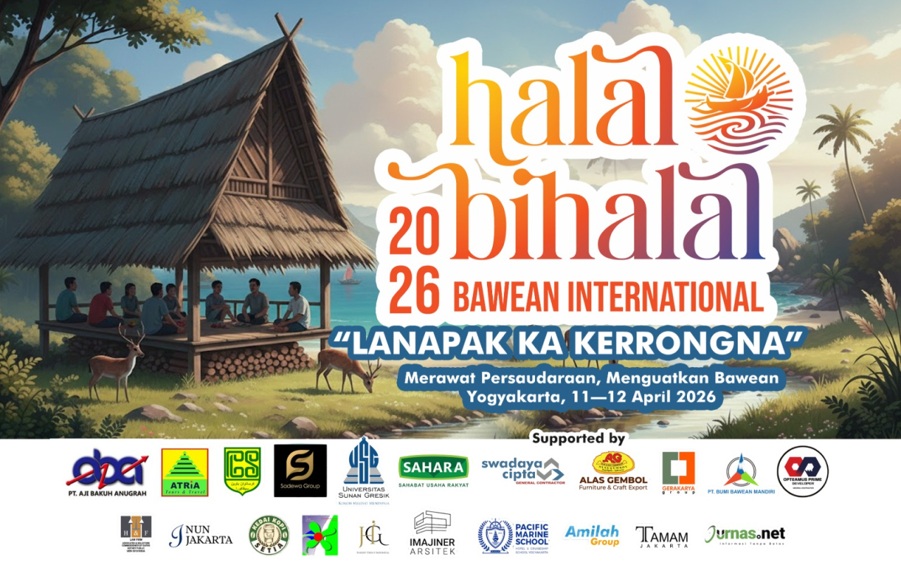 Flayer Halal Bihalal (HBH) Bawean Internasional 2026. (Dok: Jurnas.net)