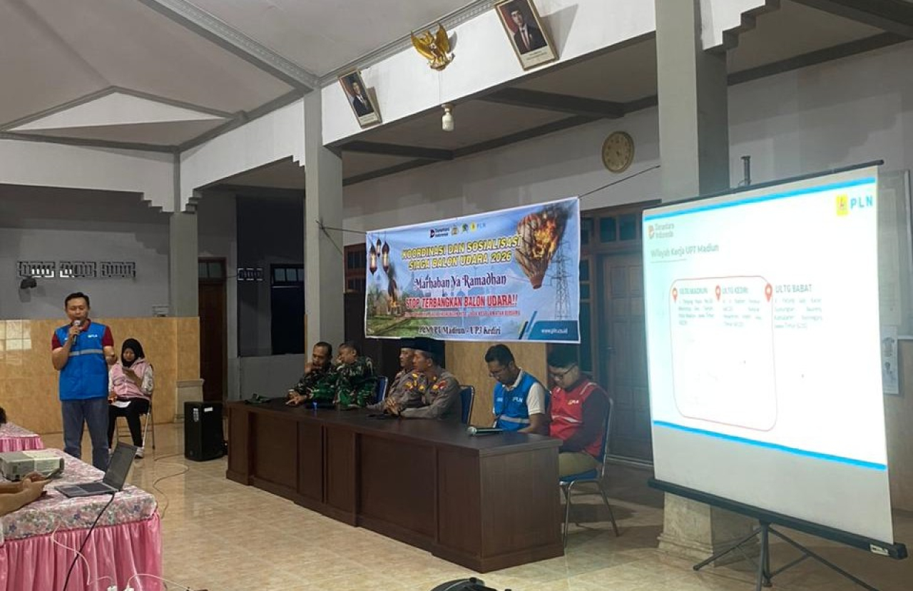 PLN menggelar sosialisasi bahaya balon udara liar terhadap infrastruktur ketenagalistrikan. (Humas PLN IUT JBM)
