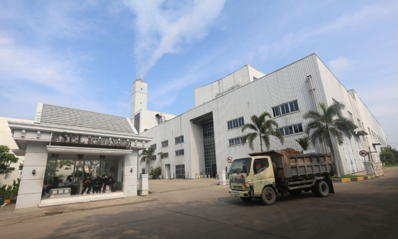Pabrik pengelolaan sampah di Kota Surabaya. (Humas Pemkot Surabaya)