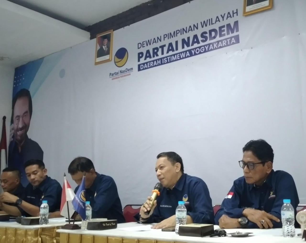 Penyampaian pernyataan sikap DPW Nasdem DIY terkait pemberitaan Tempo
