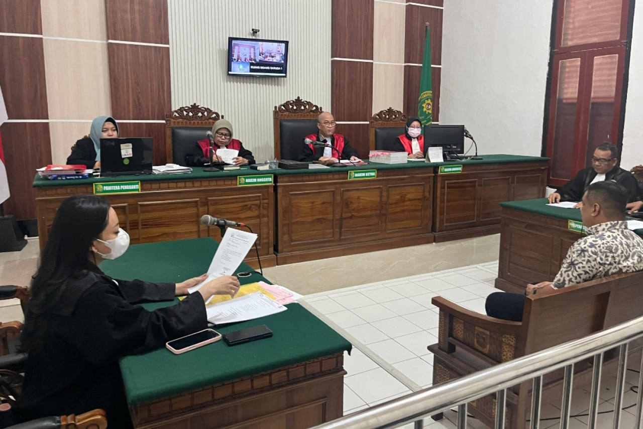Sidang kasus korupsi. Ilustrasi